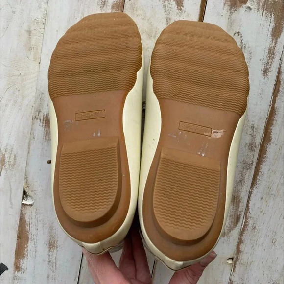 SPERRY Women’s Saltwater Wool Embossed Duck Boot waterproof sz 8.5 warm EUC - Picture 9 of 11